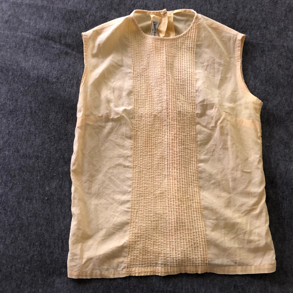 Yellow vintage top